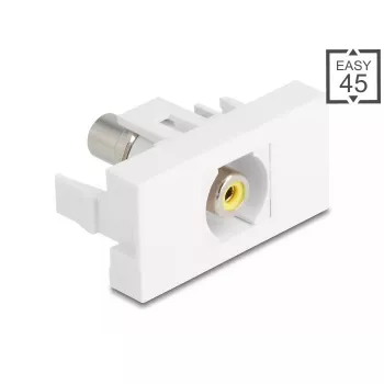 Módulo Keystone DeLOCK 90856 RCA Branco 22,5 mm x 45 mm x 33 mm