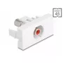 Módulo Keystone DeLOCK 90857 RCA Vermelho Branco 22,5 mm 45 mm 33 mm
