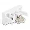 Módulo Keystone DeLOCK 90858 Plano Branco Conector RCA 1
