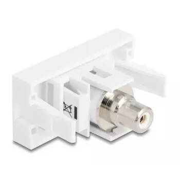 Módulo Keystone DeLOCK 90858 Plano Branco Conector RCA 1