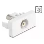 Módulo Keystone DeLOCK 90858 Plano Branco Conector RCA 1