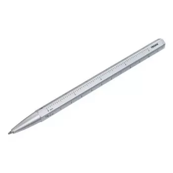 Caneta esferográfica multifunções TROIKA CONSTRUCTION BASIC preto prateado