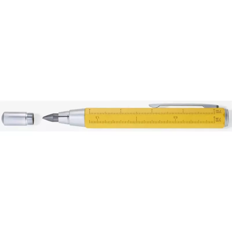 Lápis mecânico TROIKA ZIMMERMANN 5,6 mm HB amarelo latão