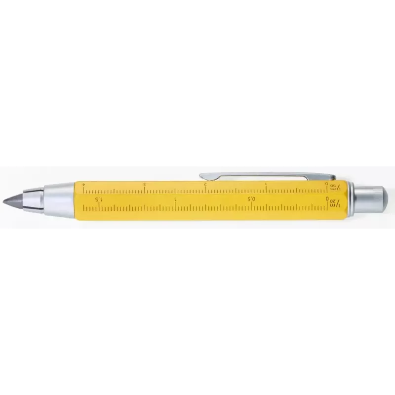 Lápis mecânico TROIKA ZIMMERMANN 5,6 mm HB amarelo latão
