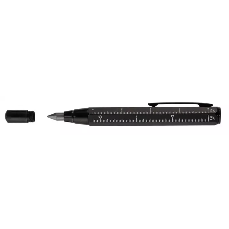 Lápis mecânico TROIKA ZIMMERMANN 5,6 mm HB preto latão