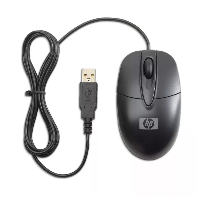 Rato HP RH304AA escritório ambidestro USB Type-A ótico