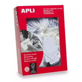Etiquetas APLI 00390 500 unidades branco retangular 2,2x3,5 cm