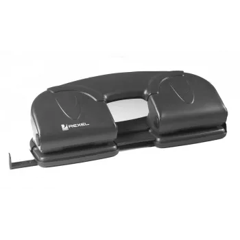 Perfurador de 4 furos Rexel V412 preto