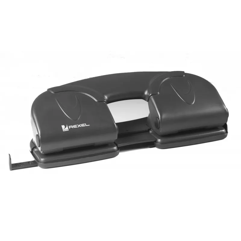 Perfurador de 4 furos Rexel V412 preto