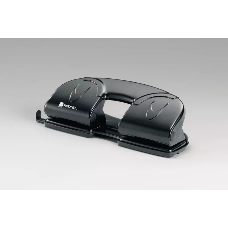 Perfurador de 4 furos Rexel V412 preto