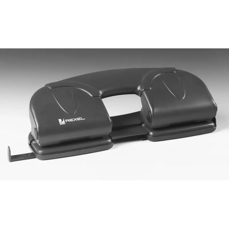 Perfurador de 4 furos Rexel V412 preto