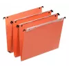 Dossiê de arquivo suspenso Esselte Orgarex Dual vertical A4 laranja