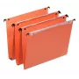 Dossiê de arquivo suspenso Esselte Orgarex Dual vertical A4 laranja