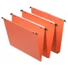 Dossiê de arquivo suspenso Esselte Orgarex Dual vertical A4 laranja