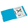 Dossier de argolas Herlitz 11205721 azul transparente