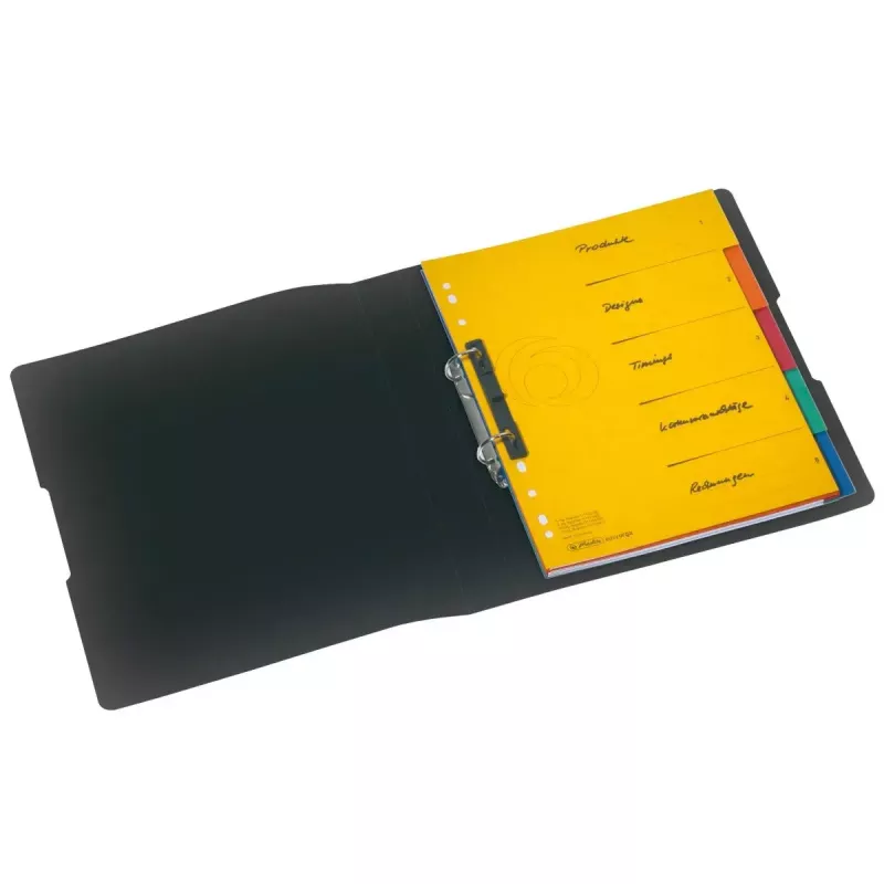 Dossier de argolas A4 Herlitz 11205754 preto