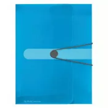 Capa Herlitz polipropileno (PP) azul transparente A4 11206141