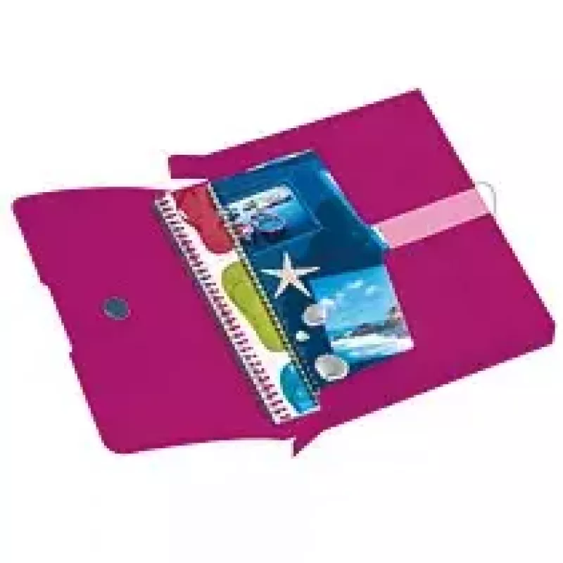 Dossier Herlitz 11216397 polipropileno (PP) bordô A4