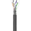 Cabo de rede Goobay CAT 5e SF/UTP cinzento 305 m