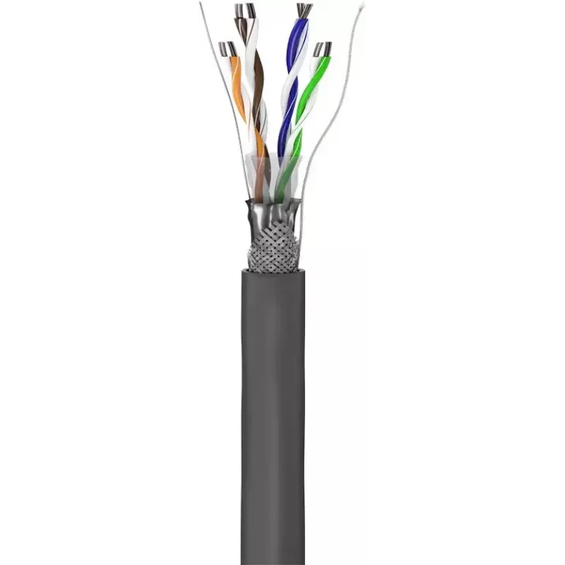 Cabo de rede Goobay CAT 5e SF/UTP cinzento 305 m