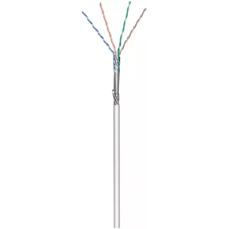 Cabo de rede Goobay CAT 5e SF/UTP cinzento 305 m