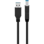 Cabo USB 3.0 Goobay 95721 0,25 m preto