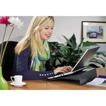 Suporte para portátil Hama 00053073 preto 46,7 cm (18,4 polegadas)