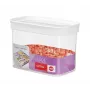 EMSA Optima 513557 recipiente para alimentos, 1 L, transparente/branco