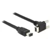 Cabo FireWire DeLOCK 83589 2 m 6 pinos 9 pinos preto