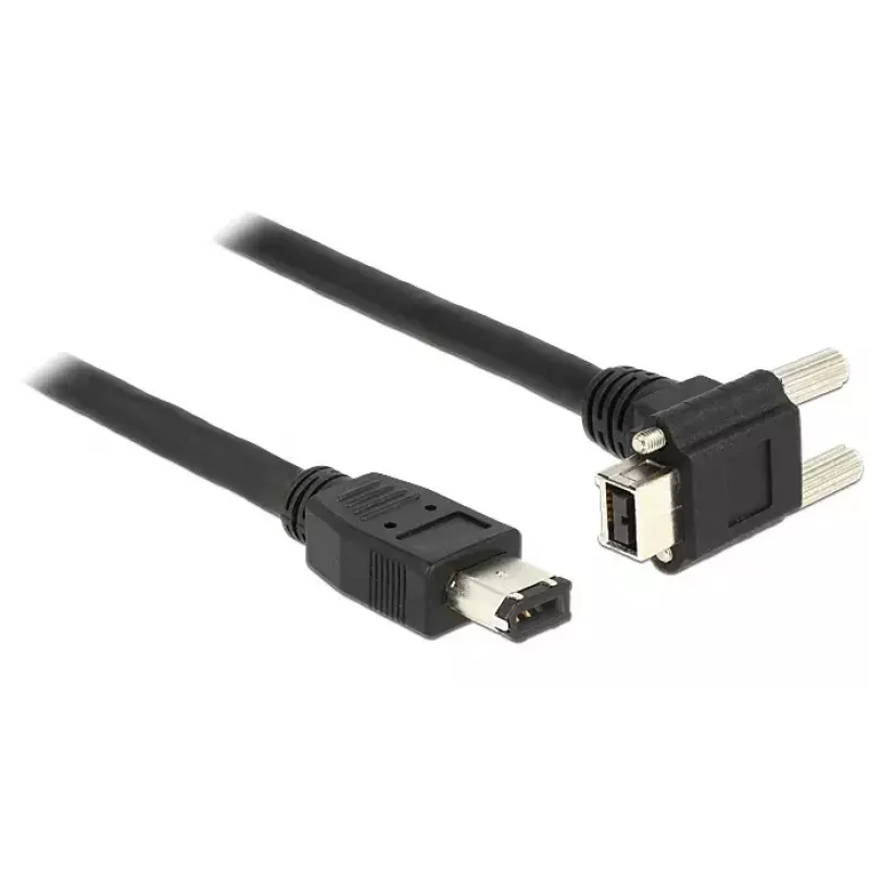 Cabo FireWire DeLOCK 83589 2 m 6 pinos 9 pinos preto
