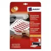 Avery L7418-25 etiquetas de nome, branco, 86 x 55 mm, 200 etiquetas (25 folhas)