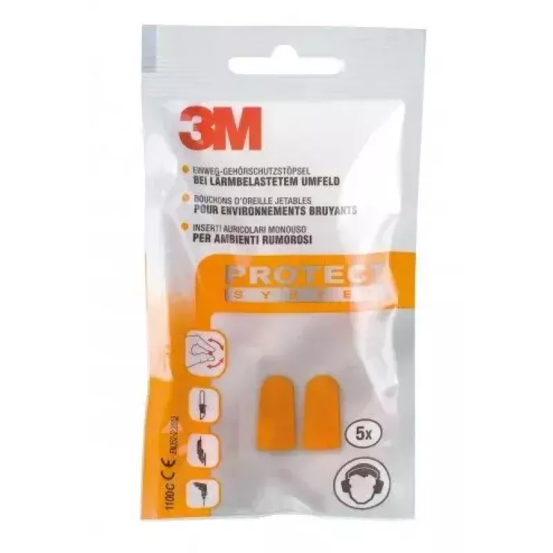 Protetores auriculares descartáveis 3M 1100C