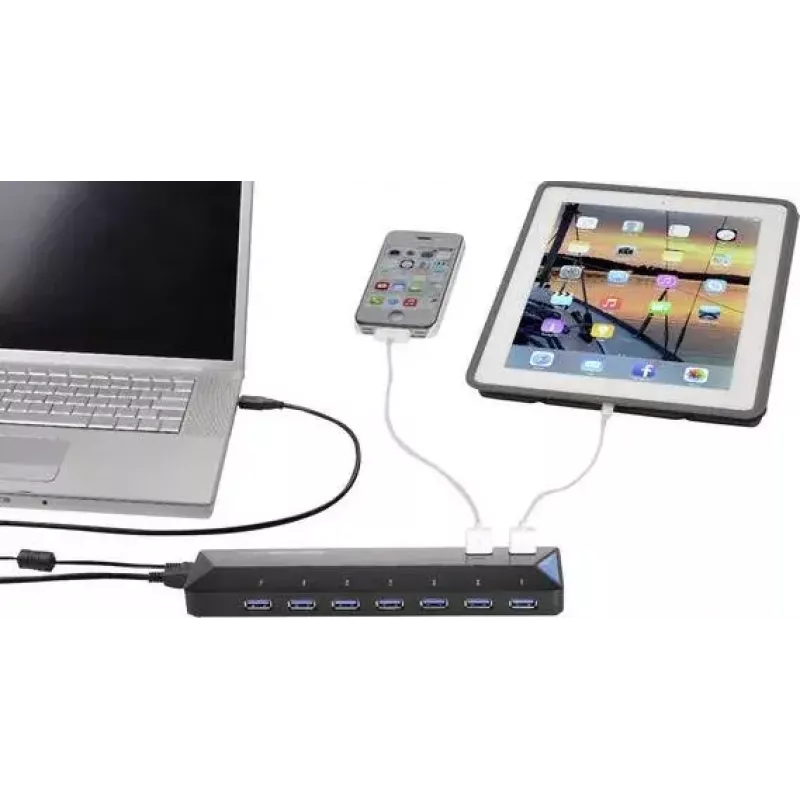 Hub de interface USB 3.2 Gen 1 Renkforce RF-3806034