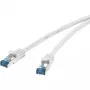 Cabo de rede Renkforce RF-4145295 15m Cat6a S/FTP cinzento