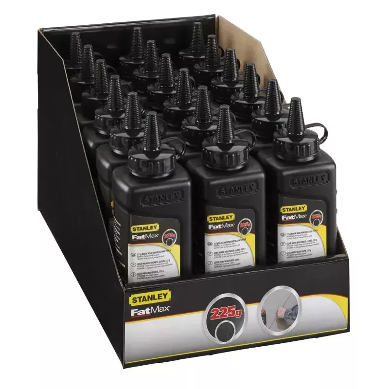 Stanley FatMax PRO 9-47-822 Pó de giz, preto, 226 g
