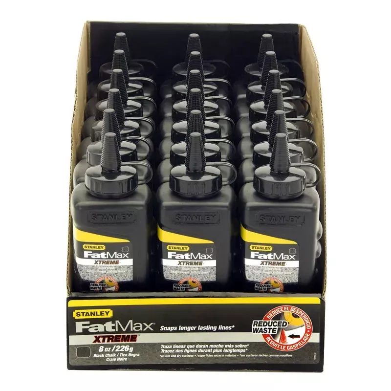 Stanley FatMax PRO 9-47-822 Pó de giz, preto, 226 g