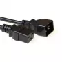 Cabo de alimentação ACT Powercord C19 - C20 preto 0,6 m