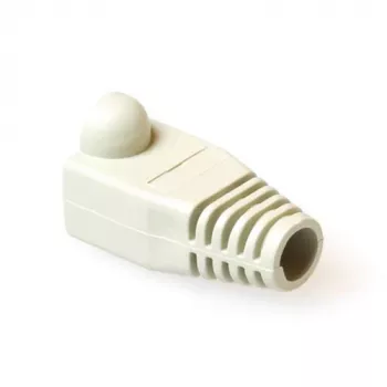 Alívio de tração de cabo ACT RJ45 branco para cabo de 6,5 mm