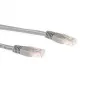 Cabo de patch ACT cinzento 0,5 metros U/UTP CAT6A com fichas RJ45