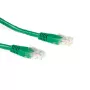 Cabo patch U/UTP CAT6A ACT verde 5 metros com fichas RJ45