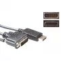 Cabo de conversão DisplayPort macho para DVI macho 1,00 m ACT AK3993