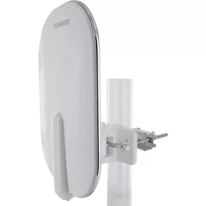 Antena exterior Schwaiger DTA4000 011 36 dB branco 8,5 m cabo