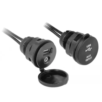Cabo USB DeLOCK 85719 2 m USB A preto