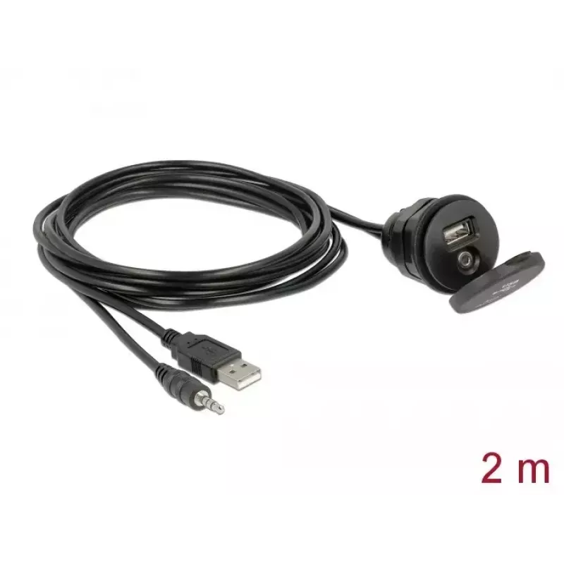 Cabo USB DeLOCK 85719 2 m USB A preto