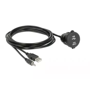Cabo USB DeLOCK 85719 2 m USB A preto