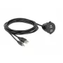 Cabo USB DeLOCK 85719 2 m USB A preto
