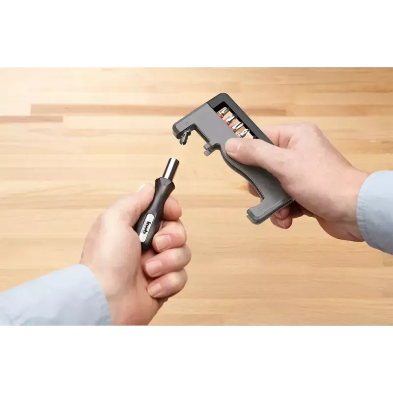 Conjunto de bits para chave de fendas KWB Industrial Steel Standard Handy Bit Box