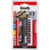 Conjunto de bits para chave de fendas KWB Industrial Steel Standard Handy Bit Box
