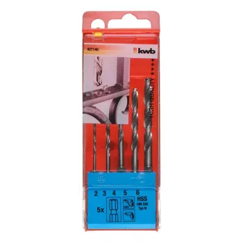 Conjunto de brocas helicoidais KWB 421140 5 unid.