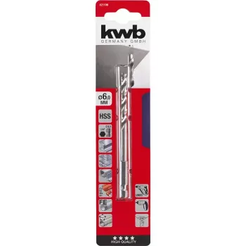 Broca KWB 421106 6 mm 1 unid.